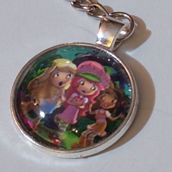 Keychain Strawberry Shortcake Comic Handmade - Picture 1 of 3